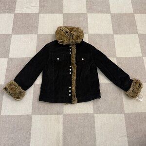 Disney World Corduroy Jacket w/ Faux Fur Trim – Women’s